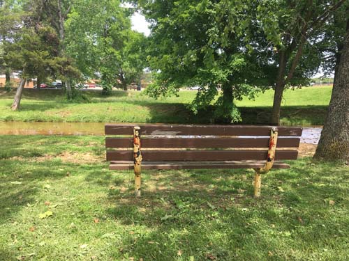 Bench in Thurman Park